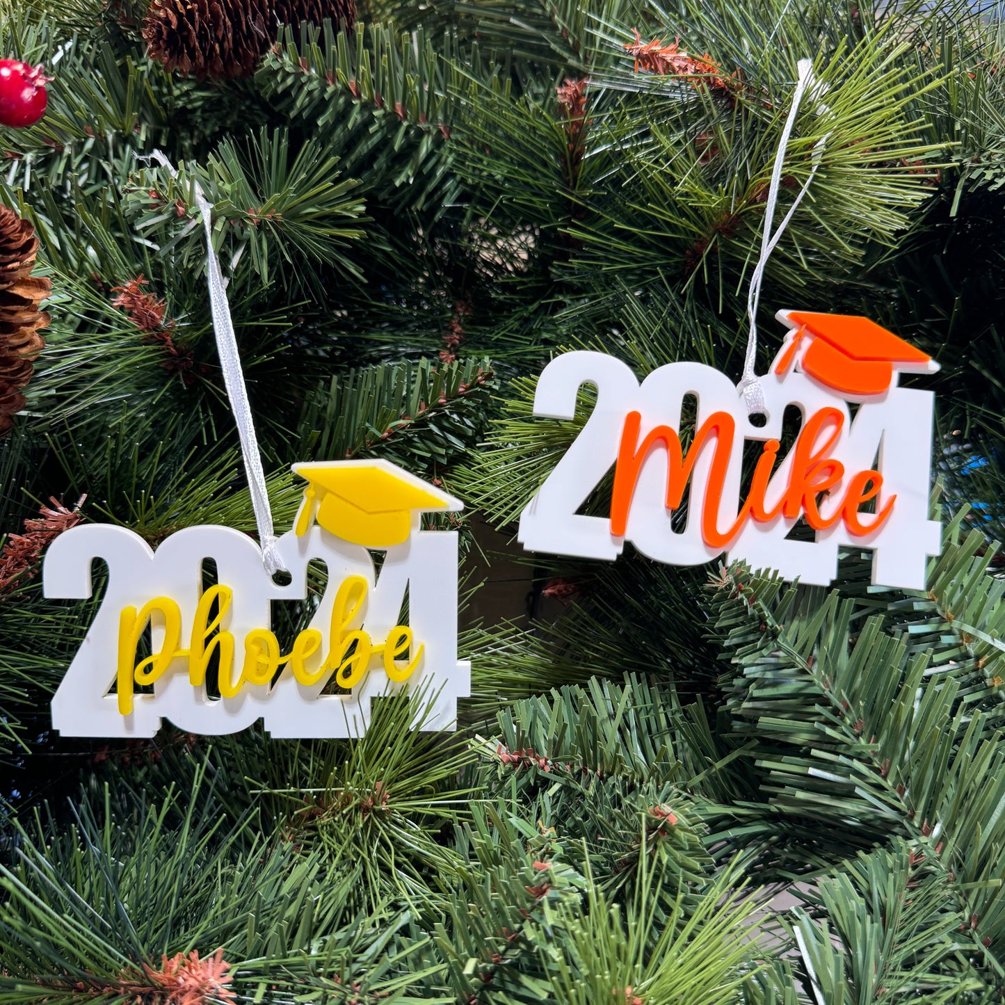 Personalized Class of 2025 or 2026 Graduation Ornament