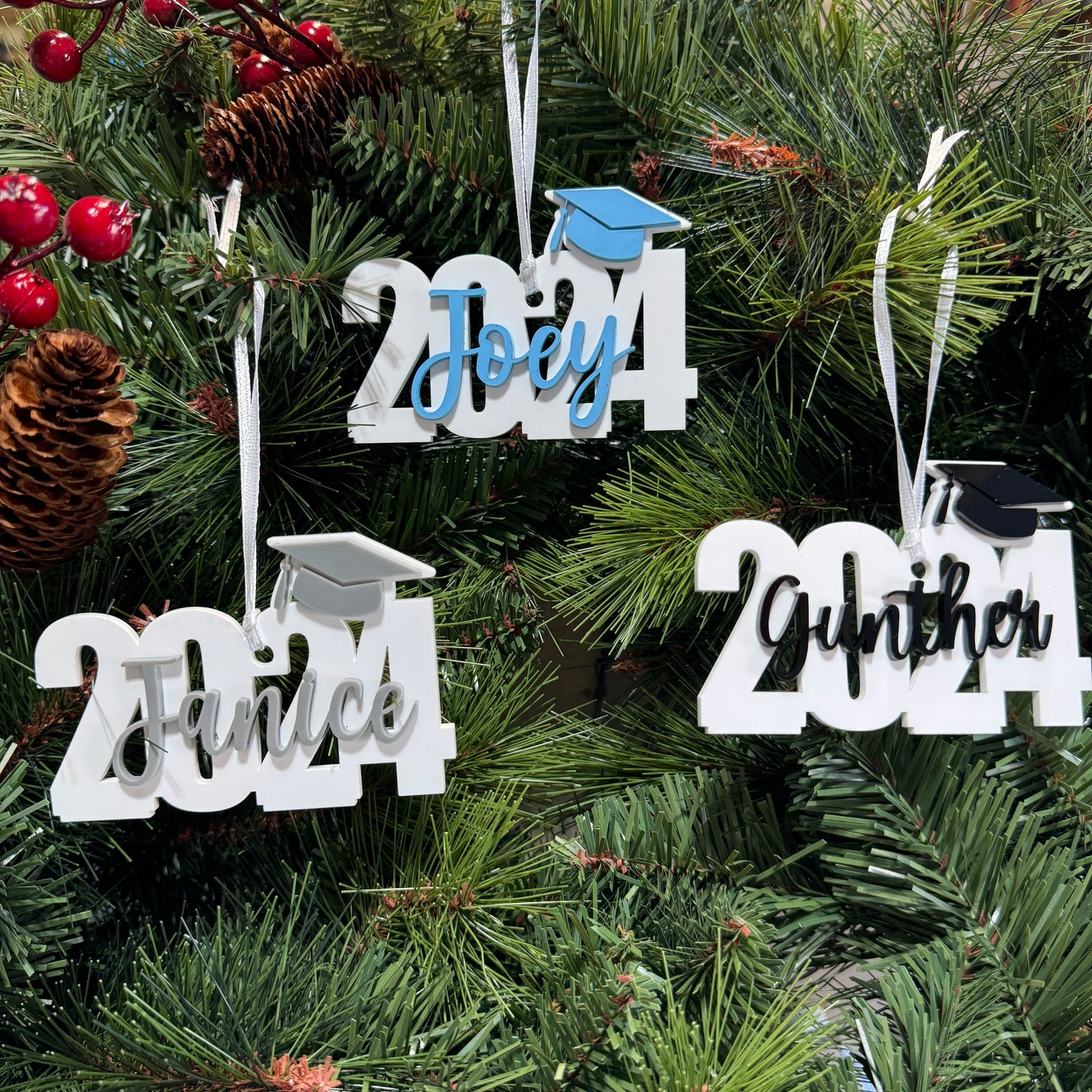 Personalized Class of 2025 or 2026 Graduation Ornament