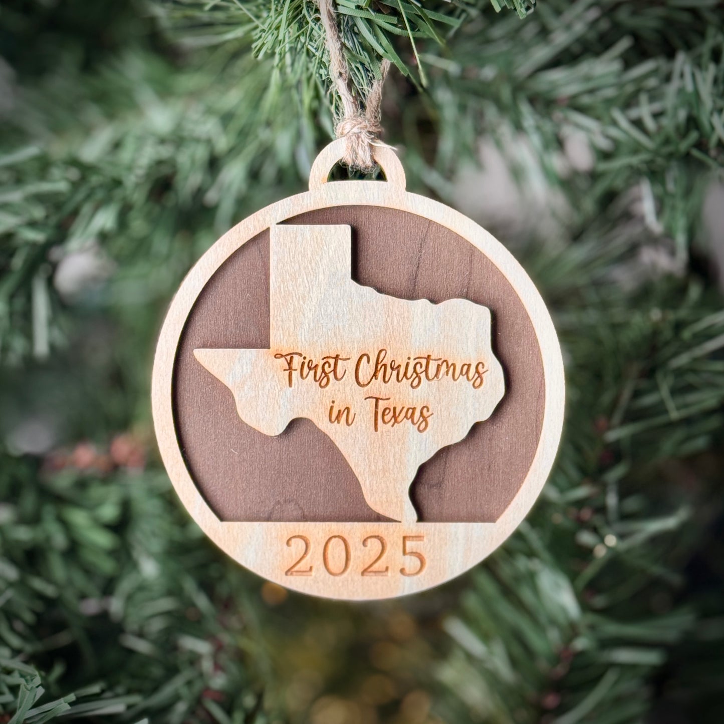 2025 First Christmas in New State Ornament